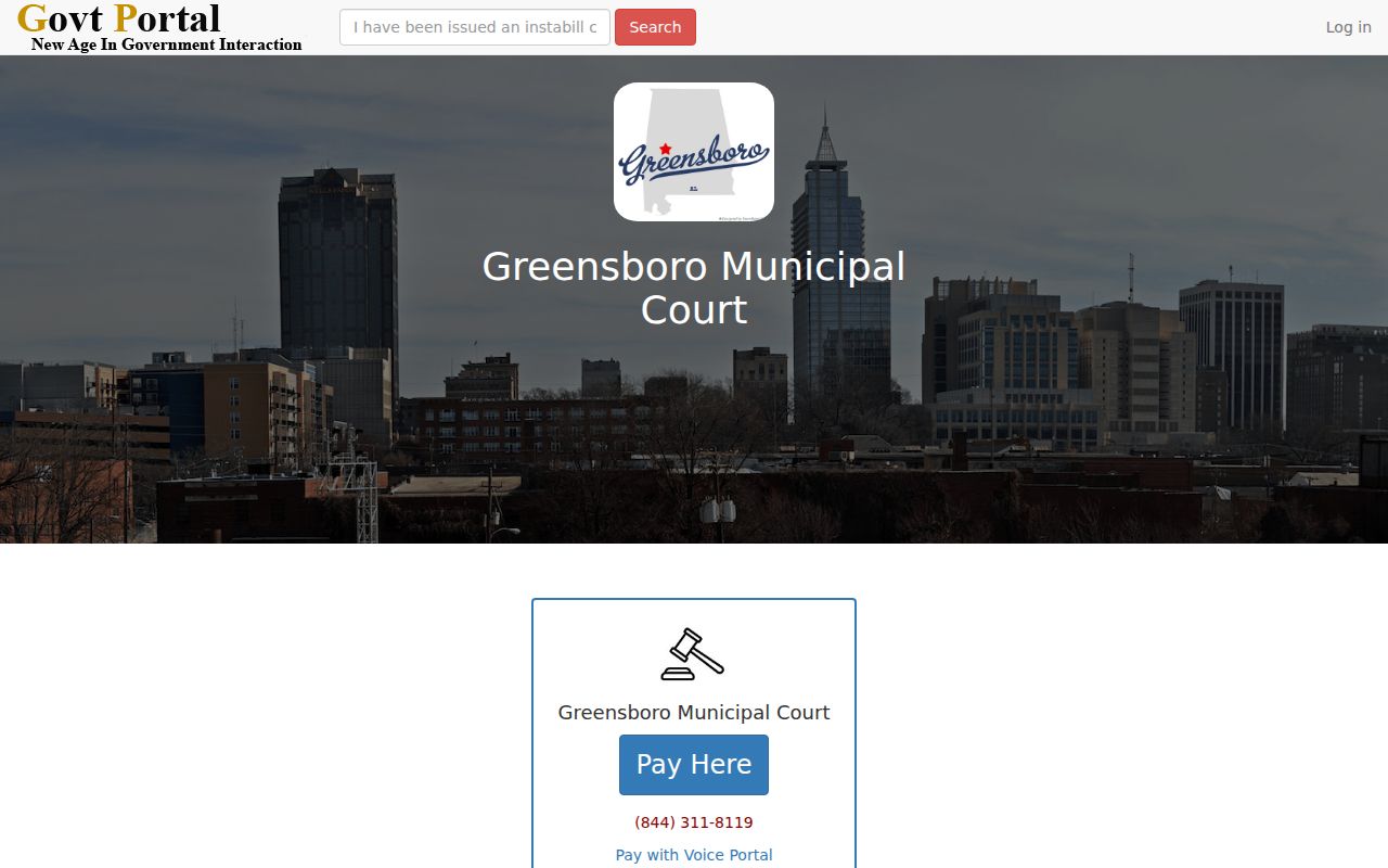 Greensboro criminal records municipal court payment portal