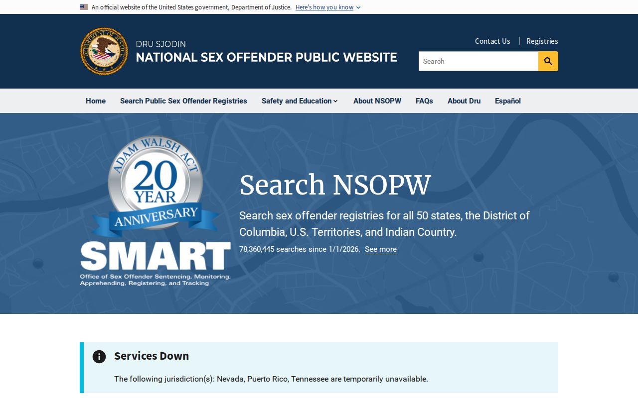 Hale County sex offender search using the national NSOPW registry interface